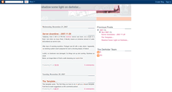 Desktop Screenshot of lightondarkstar.blogspot.com
