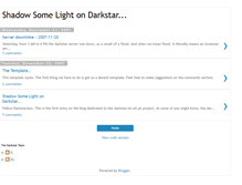 Tablet Screenshot of lightondarkstar.blogspot.com