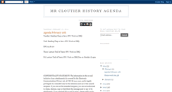 Desktop Screenshot of mrcloutieragenda.blogspot.com