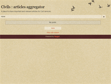 Tablet Screenshot of civilsprep.blogspot.com