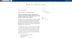 Desktop Screenshot of how-to-breed-dogs.blogspot.com
