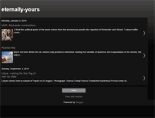 Tablet Screenshot of eternally-yours.blogspot.com