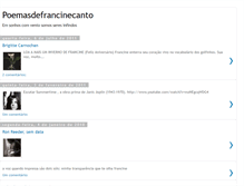Tablet Screenshot of poemasdefrancinecanto.blogspot.com