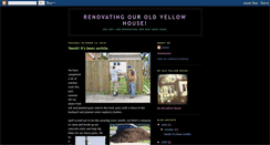 Desktop Screenshot of ouroldyellowhouse.blogspot.com