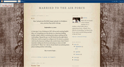 Desktop Screenshot of married2theairforce.blogspot.com