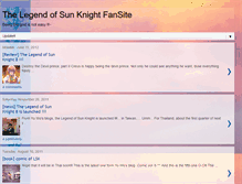 Tablet Screenshot of legend-of-sun-knight.blogspot.com