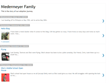 Tablet Screenshot of niedermeyerblessings.blogspot.com