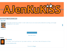 Tablet Screenshot of ajenkukiss.blogspot.com