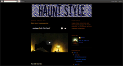 Desktop Screenshot of hauntstyle.blogspot.com