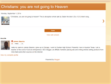 Tablet Screenshot of christiansyouarenotgoingtoheaven.blogspot.com