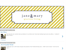 Tablet Screenshot of janeandmary.blogspot.com