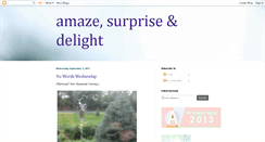 Desktop Screenshot of amazesurprisedelight.blogspot.com