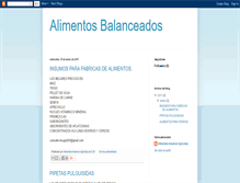 Tablet Screenshot of alimentosbalanceadosinsuagro.blogspot.com