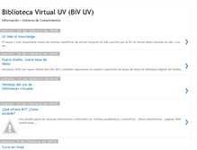 Tablet Screenshot of bibliotecavirtualuv.blogspot.com
