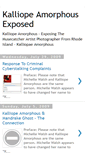 Mobile Screenshot of kalliope-amorphous-exposed.blogspot.com