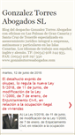 Mobile Screenshot of gonzaleztorresabogados.blogspot.com