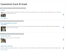 Tablet Screenshot of casamentocaroleisrael.blogspot.com