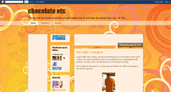 Desktop Screenshot of chocolateetc-chocolateetc.blogspot.com