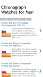 Mobile Screenshot of chronographwatchesformen.blogspot.com