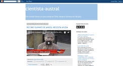 Desktop Screenshot of cientista-austral.blogspot.com