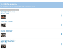 Tablet Screenshot of cientista-austral.blogspot.com