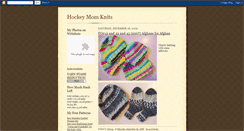 Desktop Screenshot of hockeymomknits-donna.blogspot.com