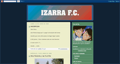 Desktop Screenshot of izarrafc.blogspot.com