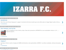 Tablet Screenshot of izarrafc.blogspot.com