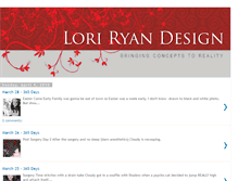 Tablet Screenshot of loriryandesign.blogspot.com