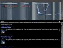 Tablet Screenshot of lazarusdesigns.blogspot.com