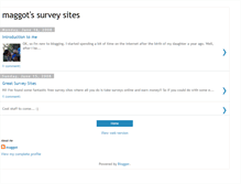 Tablet Screenshot of maggots-survey-sites.blogspot.com