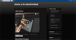 Desktop Screenshot of inicioelectricidad.blogspot.com