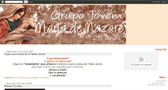 Desktop Screenshot of jovemmariadenazare.blogspot.com