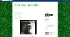 Desktop Screenshot of kickme-jennifer.blogspot.com