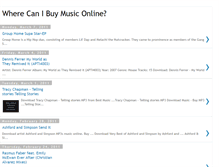 Tablet Screenshot of mp3onlinemusichere.blogspot.com