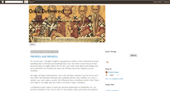 Desktop Screenshot of oncedelivered.blogspot.com