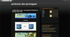 Desktop Screenshot of pertaniandanperniagaan.blogspot.com