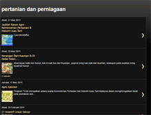 Tablet Screenshot of pertaniandanperniagaan.blogspot.com