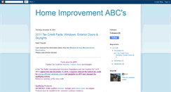 Desktop Screenshot of homeimprovementabcs.blogspot.com