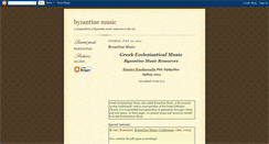 Desktop Screenshot of byzantinemusic.blogspot.com