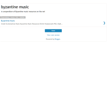 Tablet Screenshot of byzantinemusic.blogspot.com