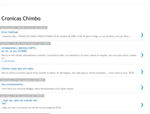 Tablet Screenshot of cronicaschimbo.blogspot.com