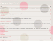 Tablet Screenshot of concursoblogteen.blogspot.com