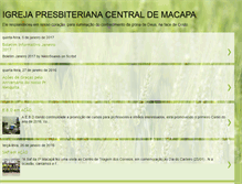 Tablet Screenshot of igrejapresbiterianademacapa.blogspot.com