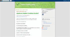 Desktop Screenshot of habbo-creditos-gratis-es.blogspot.com