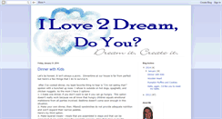Desktop Screenshot of love2dreamdoyou.blogspot.com