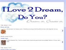 Tablet Screenshot of love2dreamdoyou.blogspot.com