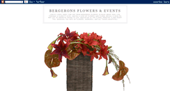 Desktop Screenshot of bergeronsflowers.blogspot.com