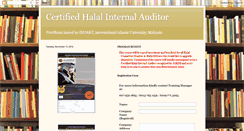 Desktop Screenshot of halaltraining.blogspot.com