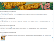 Tablet Screenshot of bedrockbabble.blogspot.com